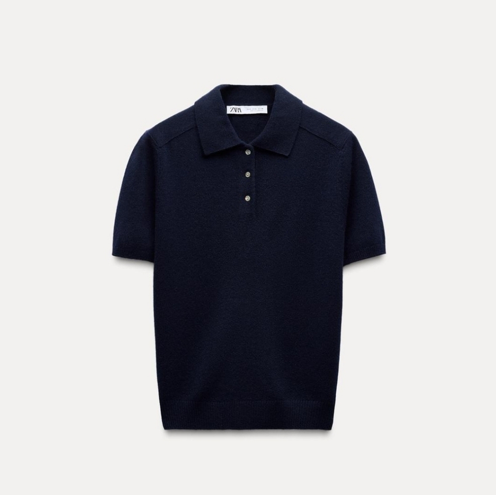 BASIC JERSEY POLO SHIRT 100% WOOL